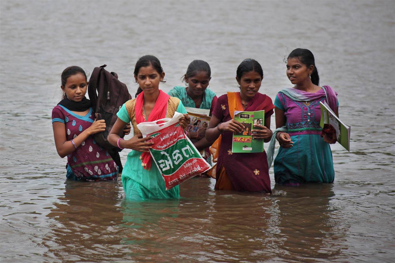 Photo: Associated Press, In Photos: A Rough Road To The Classroom | Leher NGO in India | Child Rights Organization