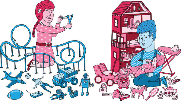 Illustration: Paul Windle/ NYTimes, Undressing Gender Stereotypes | Leher NGO in India | Child Rights Organization