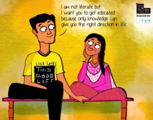 Doodle With Dad – My Father Illustrations Campaign | Child Rights Organization | Leher NGO in India
