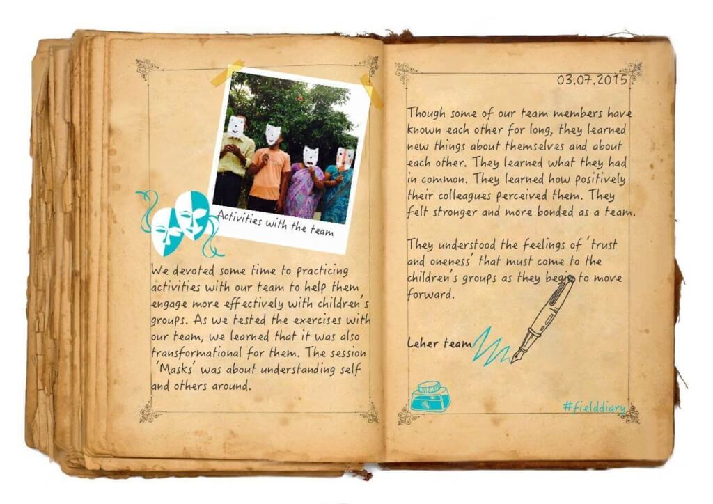 Diary notes by Leher